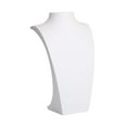 thumbnail image 3 of QccHieUs Jewelry Necklace Display Bust Pendant Organizer Creative Storage Fashion Jewelry White 15x10x26.5cm, 3 of 9