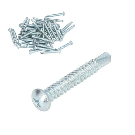 

Self Drilling Screw Screws Fastener 4.8x32mm Clear Thread For Repair Round Head