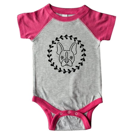 

Inktastic Boston Terrier Dog Gift Idea Gift Baby Girl Bodysuit