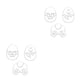 thumbnail image 1 of Billuyoard Molde en relieve para galletas, portátil, reutilizable, seguro, dibujos animados, moldes para galletas de Pascua, suministros de herramientas Type2 NO2 Billuyoard CBP190016, 1 of 6