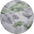 thumbnail image 2 of Addison Rugs Mayfield Premium Machine Washable Transitional Abstract Lavender Round Rug, 8' x 8', 2 of 6