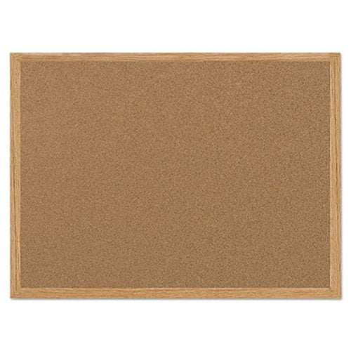 Mastervision Cork Bulletin Board with Oak Frame, 24 x 36
