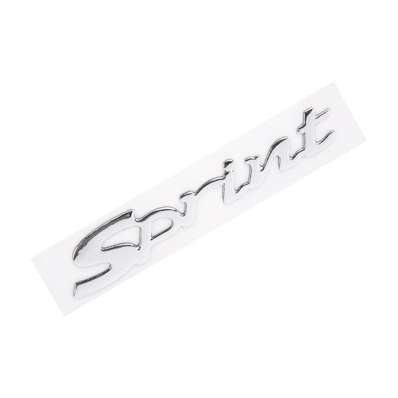 Autocollant d'Emblème de Voiture, Autocollant de Badge en Plastique Souple pour la Modification Noir, Argent