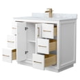thumbnail image 6 of Wyndham Collection Wcf1111-42S-Nat-Mxx Icon 42" Free Standing Single Basin Vanity Set -, 6 of 7