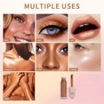 thumbnail image 4 of Luminizador Líquido, Resaltador Líquido Brillante De Larga Duración De 7,5 Ml Portátil Para Labios Para Clavícula, 4 of 7