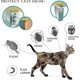 thumbnail image 4 of Collar antipulgas y garrapatas para perros y gatos, ajustable, de goma, para cachorros de 10 meses, antimosquitos, color naranja (paquete de 2), 4 of 5