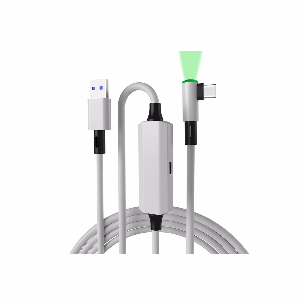 16 Ft VR Link Cable for Oculus Quest, Pico4, PC, SteamVR, Type C Charging, USB 3.0 Data Transfer Fast Charge Gaming Cord