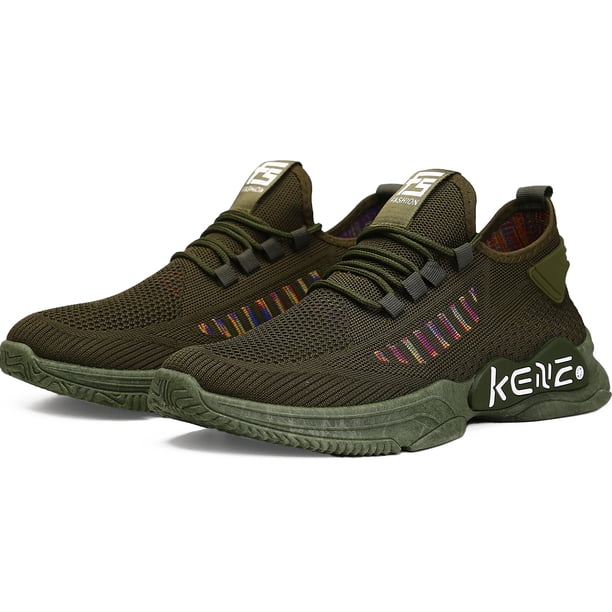 Tenis Hombre, Zapatos Hombre Deportivos, Zapatos de Malla Transpirable para Hombre, Zapatillas de Deporte Casuales de Moda para Entrenamiento Caminar Correr Gimnasio 