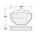 thumbnail image 2 of Centric Parts Disc Brake Pad P/N:300.05181, 2 of 3