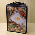 thumbnail image 3 of 3X Couvertures de Menu de Restaurant Transparentes pour un Bar à Café de Style Livre de 4 Pages, 3 of 6