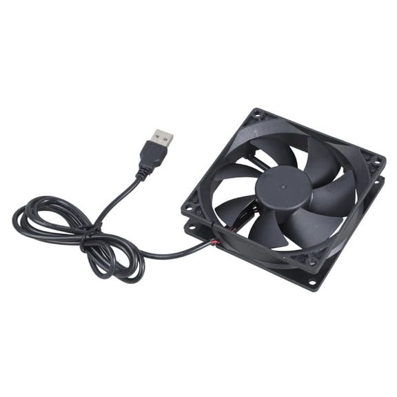 1. 90x90x25mm USB 5V Cooling Fan 2200RPM 16.5CFM Low Noise for PC Server Electronics