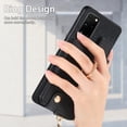 thumbnail image 5 of Nalacover Case for Samsung Galaxy S20+ Wallet Case with Card Holder & Zipper Pocket, 360° Rotation Ring Kickstand Premium PU Leather Cover, Shockproof Magnetic Button Flip Stand Phone Case,Black, 5 of 9