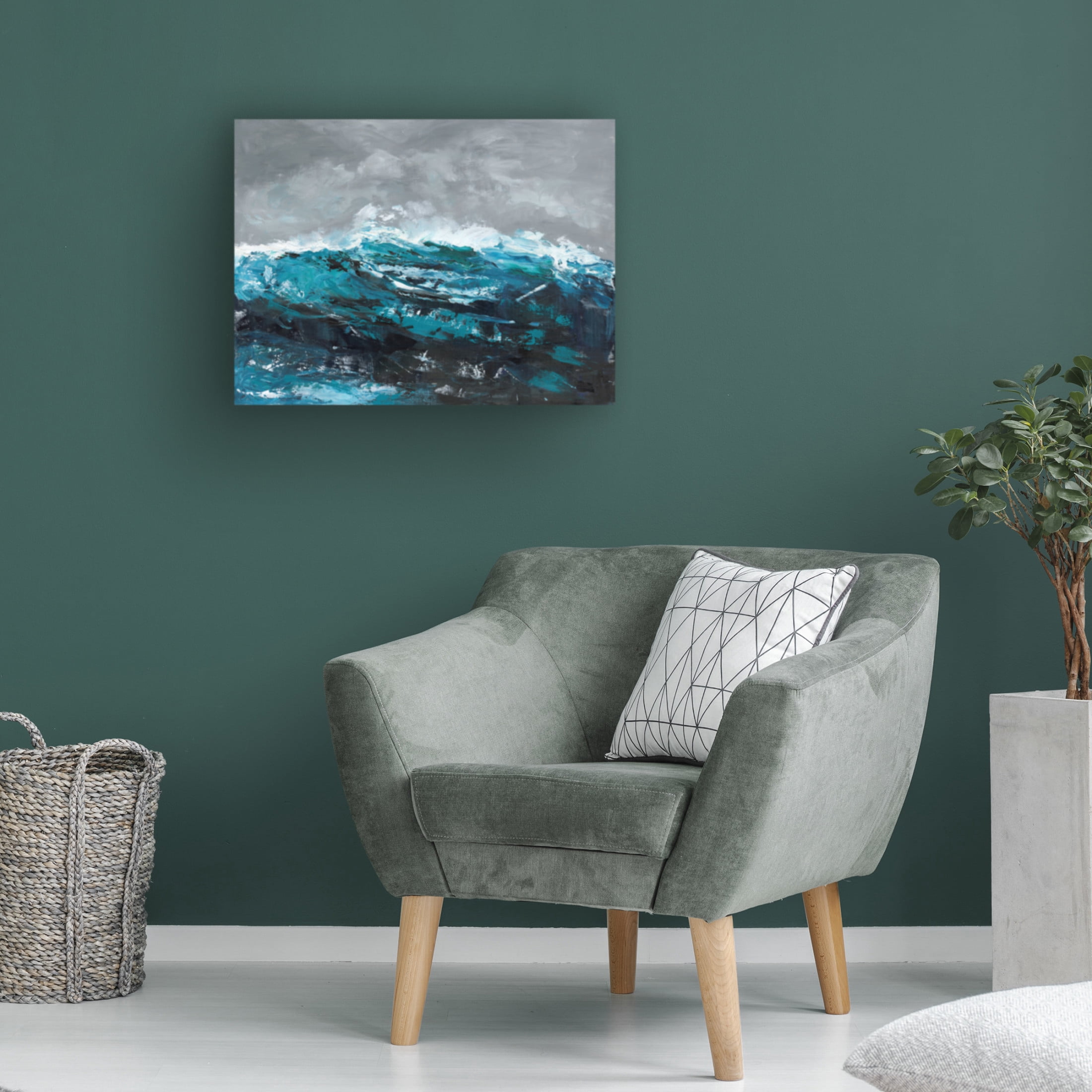 Trademark Fine Art Alicia Longley Indian Ocean I Canvas Wall Art