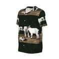 thumbnail image 6 of Fotbe Cute Goat Baby Baseball Jersey Shirt for Men and Women, Casual Short Sleeves Button Down T-Shirt-X-Large, 6 of 9