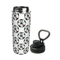 thumbnail image 2 of Honeii Happy Football Print 18OZ Sports Insulated Kettle,Double-Walled Stainless Steel Water Bottle with Leak-Proof Lid, Perfect for Outdoor, Sports, and Travel, 2 of 7