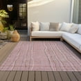 thumbnail image 6 of Addison Rugs Chantille Indoor/Outdoor Transitional Stripes Pink Washable Rectangle Rug, 2'6" x 3'10", 6 of 6