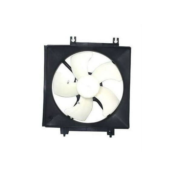 Right A/C Condenser Fan Assembly - Compatible with 2005 - 2014 Subaru Outback 2.5L H4 Naturally Aspirated 2006 2007 2008 2009 2010 2011 2012 2013