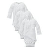Gerber Baby Boys & Girls Long Sleeve Bodysuit, 3 Pack (Preemie-24M)