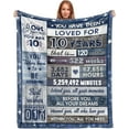 thumbnail image 1 of LHSHID 10 Year Old Boys Girls Birthday Gifts Birthday Gifts for 10 Year Old Boys Girls 10 Year Old Boy Gift Ideas 10 Year Old Birthday Blanket for Boys Girls 10th Birthday Throw Blanket 40"x50", 1 of 7