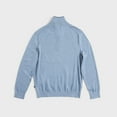 thumbnail image 3 of NAUTICA Men's ANCHOR BLUE HEATHER Navtech Quarter Zip Sweater,XS, 3 of 3
