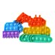 thumbnail image 2 of Jugar Tablero De Prensa Bloques de Construcción Excavadora de silicona Push Bubble Autismo necesita juguete de presión sensorial antiestrés Likrtyny libre de BPA, 2 of 9