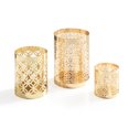 thumbnail image 1 of Danya B Set of 3 Gold Filigree Hurricanes, 1 of 1
