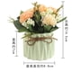 thumbnail image 2 of Simulación de planta de hortensia en maceta, decoración creativa de escritorio para el hogar, regalo de boda, 2 of 5