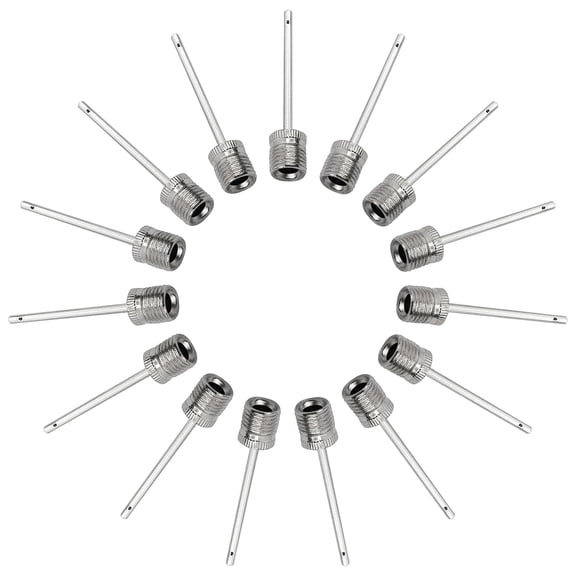 Ball Pump Inflation Needle - Stainless Steel Air Pump Needles - Ideal for Blowing Up Football, Basketball, Volleyball, and All Other Sports Balls
