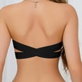 thumbnail image 5 of Ahabrexf Womens Bras Comfortable, Solid Color Strapless Bra Side Buckle Tube Top Underwear, 5 of 9