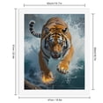 thumbnail image 2 of Paint By Numbers Kit for Adults Beginner - DIY Tiger Leaping Over Water Waves Canvas Painting Kits for Adults, Frameless Paint By Number for Adults for Home Wall Decor 16x20 Inch, 2 of 7