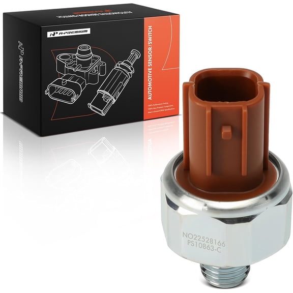 A-Premium Engine Oil Pressure Switch [1 Pin] Compatible with Honda Accord 2011-2017, Pilot 2010-2011/2014-2020, Odyssey 2010-2020, Ridgeline 2017-2020, Crosstour 2012-2015 & Acura MDX, RDX, TLX, RLX