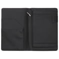 thumbnail image 3 of Uxcell 8" x 5" Leather Server Book Organizer with Zipper Pocket, Black, 3 of 7