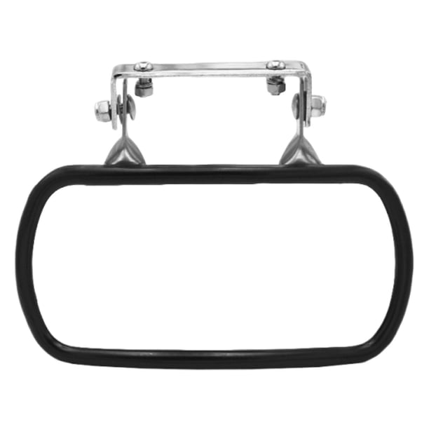 Espejo Convexo de Acero Inoxidable con Soporte Universal en Forma de U Retrovisor Rectangular para Tractores Camiones y Montacargas Adecuado para Conducción Segura Maniobras de Reversa y