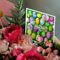 thumbnail image 3 of 3drose, Happy Easter Text over a Pile of Painted Eggs on the Green Grass, 6 Greeting Cards with Envelopes, 3 of 7