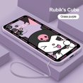 thumbnail image 1 of Funda de teléfono Kuromi Girl Anime Sanrio Liquid Rope para Samsung A53 A52 A33 A32 A51 A71 A13 A50 A12 A23 A73 A22 A21S A14 5G xuanjing unisex, 1 of 2