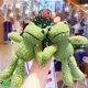 thumbnail image 2 of Unique Green for Frog Keychain Plush Cartoon Funny Decoration for Doll Keyrings Car Keys Bag Decor Party Favor Pr, 2 of 4