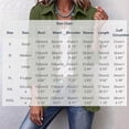 thumbnail image 3 of Gfyviroh Women's Ruffle Trim Fall Jacket Stylish Double Button Detail Open Front Boho Jackets Plus Size Casual Lightweight Outerwear, 3 of 8