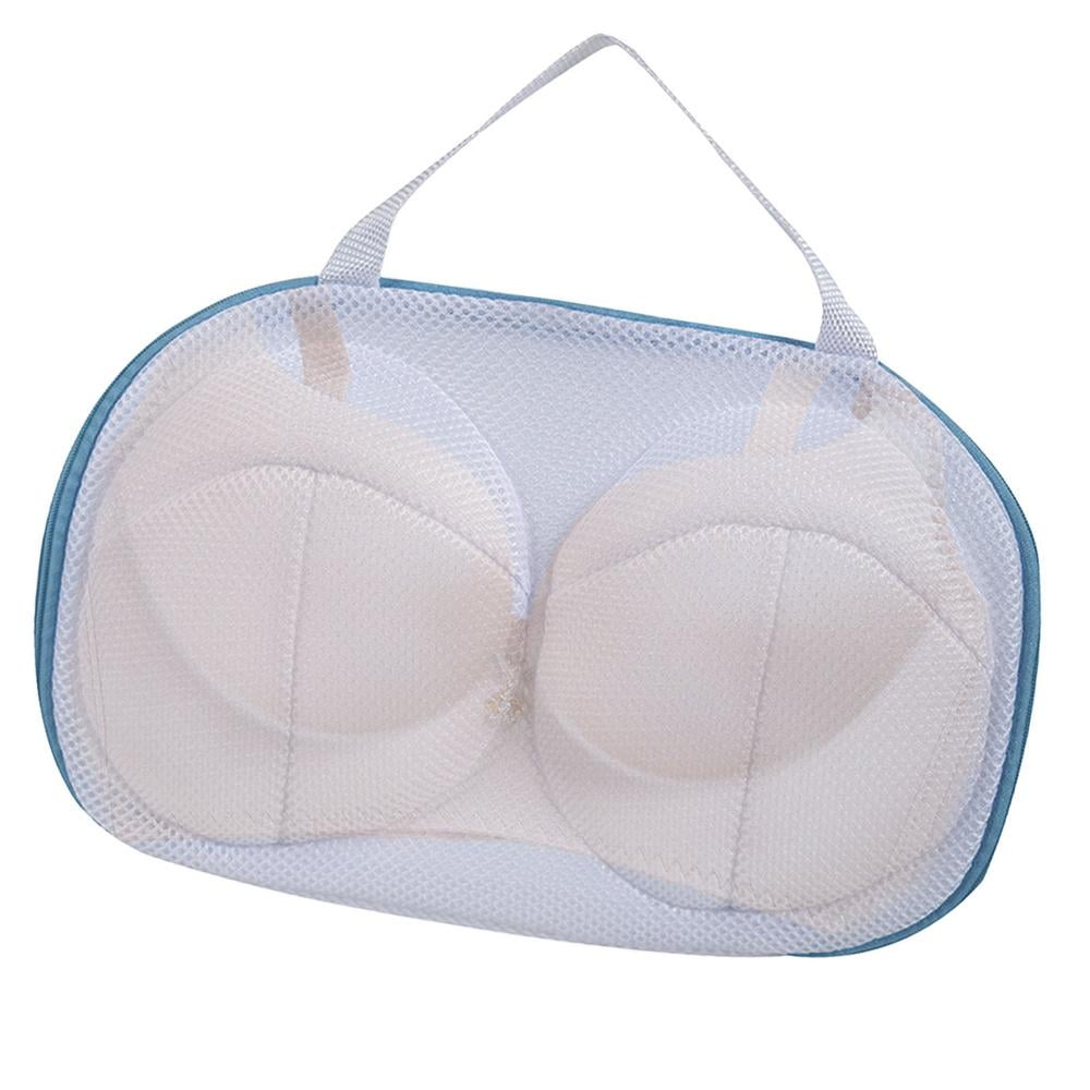 1x Reusable Bra Underwear Wash Bag Prevents Tangles Zipped Mesh Washing Lingerie 