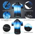 thumbnail image 4 of Cycle Lixada Men Cycle Jersey Breathable Short Sleeve Bike Shirt And Padded Shorts   Clothing Suit, 4 of 7
