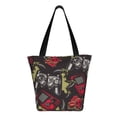 thumbnail image 3 of Fotbe Vintage Gaming Pattern Beach Tote,Shoulder Handbag,Spacious Tote Bag,Lightweight Travel Bag,Versatile Shopping Bag, 3 of 9