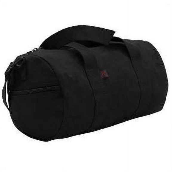 Rothco Canvas Shoulder Duffle Bag,Black
