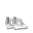 thumbnail image 4 of DREAM PAIRS Womens Open Toe Espadrilles Dressy Platform Sandals Slip on Elastic Ankle Strap Wedges Sandals, 4 of 7
