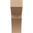 thumbnail image 2 of 9"W x 18"D x 27"H Classic Monterey Rough Cedar Woodgrain TimberThane Corbel, Primed Tan, 2 of 6