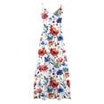 thumbnail image 4 of LYXSSBYX Maxi Dresses for Women Summer Dresses For Women Print Sleeveless Round Neck Dress Casual Dresses, 4 of 5