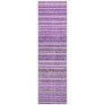 thumbnail image 2 of Addison Rugs Chantille Indoor/Outdoor Transitional Stripes Purple Washable Runner Rug, 2'3" x 7'6", 2 of 6