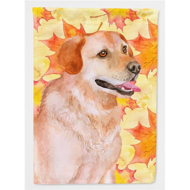 Carolines Treasures BB9975GF Labrador Retriever Drapeau d'Automne - Taille Jardin