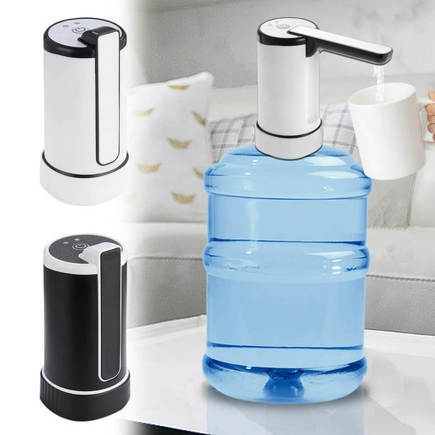 mfyjkho Dispensador de agua plegable de 5 galones con carga USB-C, bomba portátil para encimera, ideal para el hogar, la oficina, viajes y uso en la cama.