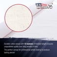 thumbnail image 3 of U.S. Art Supply 12" Wide x 6 Yards (18 Feet) Long Unstretched Canvas Roll - 100% Cotton, 12oz Triple Primed Gesso, Acid-Free - Pro Artist Quality, Oil & Acrylic Painting, Murals Backdrop, Cut Size, 3 of 6