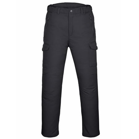 WICKED STOCK Men's Water-Repellent Softshell Fleece Lined Cargo Pants Outdoor Windproof