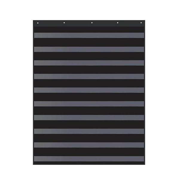 Ruiboury Teaching Pocket Chart Hanging Pocket Chart Learning Cards